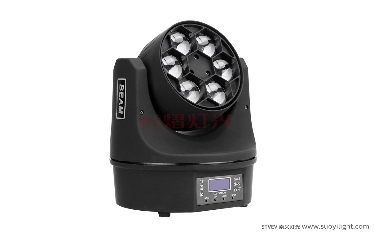 广东6*10W led摇头蜂眼光束灯