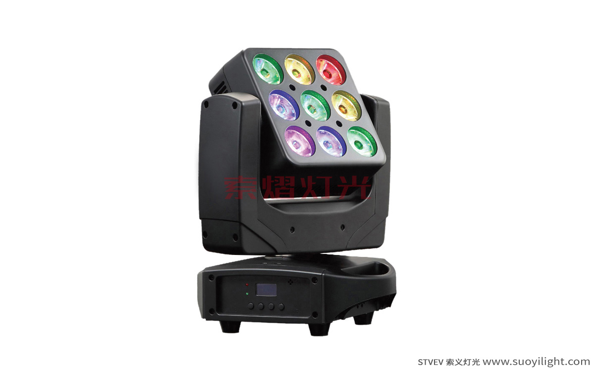 浙江9颗10W LED摇头矩阵灯